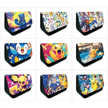 Pokemon anime triangle pen bag pencil case