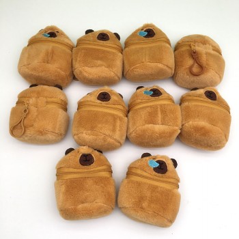 11CM Capybara Rodent plush dolls set(10pcs a set)