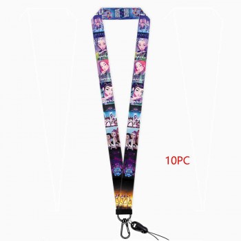 K-Pop Demon Hunters ID cards holders cases lanyard phone straps hang rope key chain