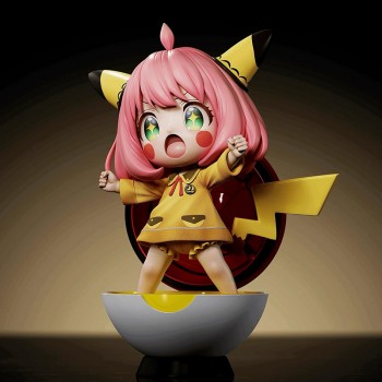 SPY x FAMILY Anya Forger Cos Pikachu 100000 Volt anime figure
