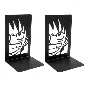 One Piece anime metal bookends bookshelves bookcase shelf a pair
