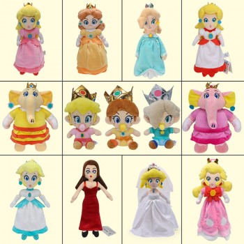 Super Mario princess Peach baby plush doll 17-55cm