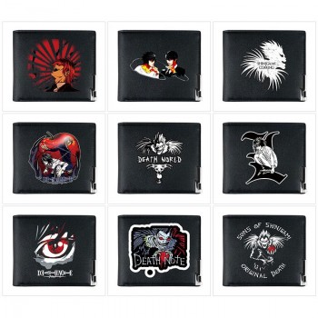 Death Note anime black wallet