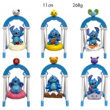 6pcs/set Stitch swing anime figures(OPP bag)