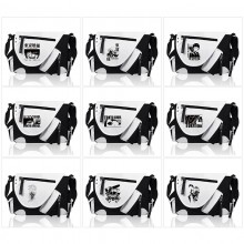 Tokyo ghoul PU black white color crossbody satchel...