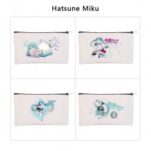 Hatsune Miku anime canvas pen case pencil storage ...