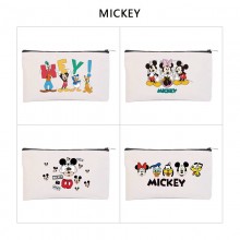 Mickey Minnie Mouse anime canvas pen case pencil s...