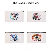 The Seven Deadly Sins anime canvas pen case pencil...