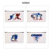 Sonic the Hedgehog anime canvas pen case pencil st...