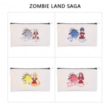 Zombie Land Saga anime canvas pen case pencil stor...