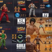 Street Fighter Ken GUILE  Tokita Oma RYU game figure