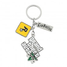 GTA5 Grand Theft Auto game alloy keyring key chain