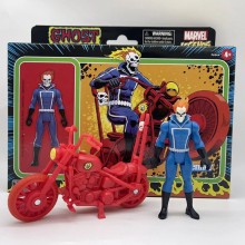 Ghost Rider With Motorcycle Action Figure Joint Mo...