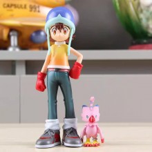 Digital monster Digimon Adventure Sora and Piyomon...