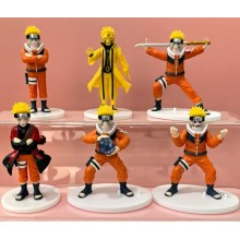 6pcs/set Naruto Uzumaki Naruto anime figures(OPP b...