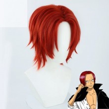 One Piece Red Hair Shanks cosplay wig
