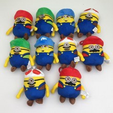 12cm Despicable Me cos Super Mario anime plush dol...