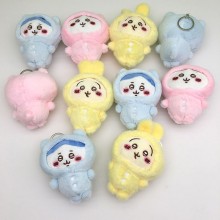 11CM Chiikawa anime plush dolls set(10pcs a set)