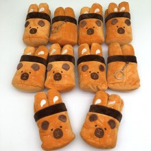 14cm Capybara Rodent plush dolls set(10pcs a set)