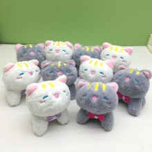 12cm Butterfly Cat anime plush dolls(10pcs a set)
