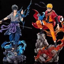 Naruto Peripheral Uzumaki Naruto Uchiha Sasuke anime figure