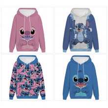 Stitch anime long sleeve hoodie sweater cloth