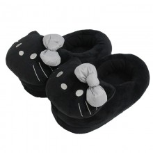 Hello kitty anime plush slippers a pair 28cm