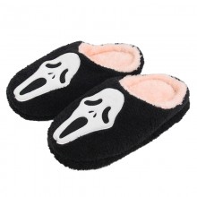 Halloween Skeleton plush slippers a pair 26cm