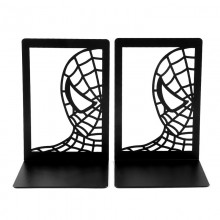 Spider Man metal bookends bookshelves bookcase she...