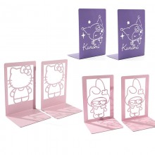 Sanrio Melody kitty Kuromi metal bookends bookshel...