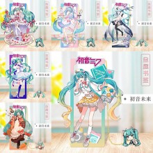 Hatsune Miku anime metal bookmarks