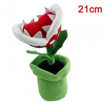 Super Mario Piranha flower plush doll 21cm