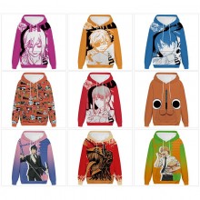 Chainsaw Man anime long sleeve hoodie sweater cloth