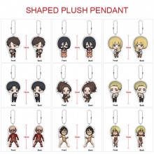Attack on Titan anime custom shaped plush doll key...