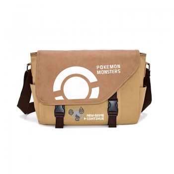 Pokemon anime canvas satchel shoulder bags
