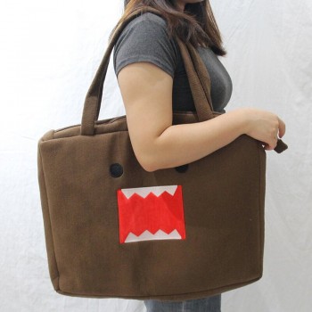 Domo-kun anime plush handbag