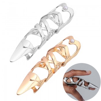 Punk Gothic Armor Finger Rings