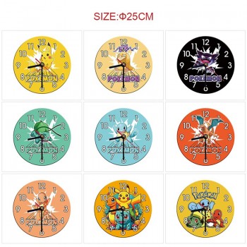 Pokemon anime round wall clocks