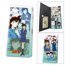 Detective Conan anime long wallets card holder purse