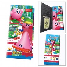 Kirby anime long wallets card holder purse