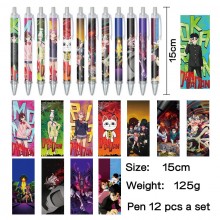 Dandadan anime ballpoint pen ball pens(12pcs a set)