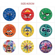 Inside Out anime round wall clocks