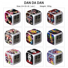 Dandadan anime Alarm Clock Colorful Light Display Time Week Month