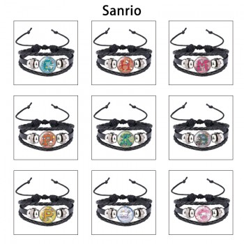 Sanrio Melody kitty Cinnamoroll Kuromi anime bracelet hand chain