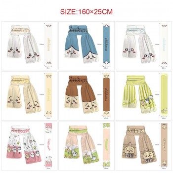 Chiikawa anime wrap scarf