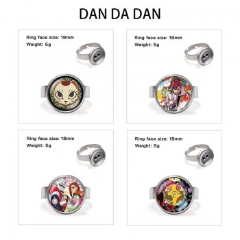 Dandadan anime adjustable rings