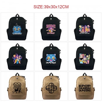 K-POP Demon Hunters canvas backpack bags
