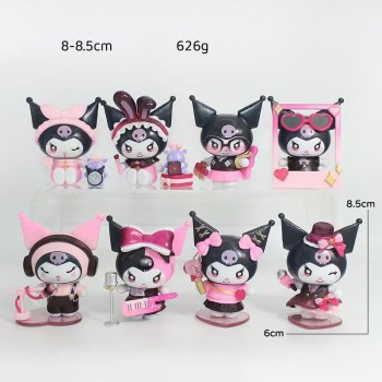 Sanrio Kuromi Sparkling Idol series anime figures(OPP bag)