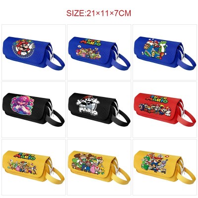 Super Mario anime portable pen case pencil bag