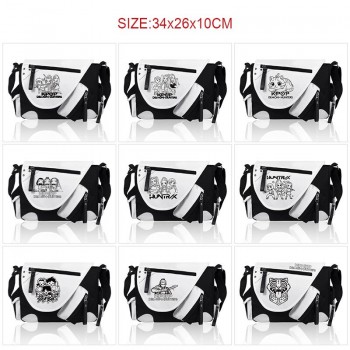 K-POP Demon Hunters PU black white color crossbody satchel shoulder bag